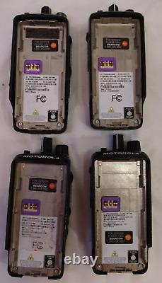 Motorola XPR 3500e Two-Way Radios Lot of 4, for Parts/Repair