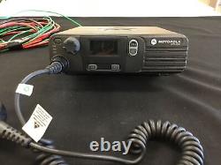 Motorola XPR-4300 Digital Two Way Radio With Microphone & Cords UNTESTED CLEAN