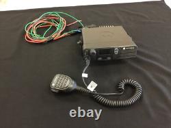 Motorola XPR-4300 Digital Two Way Radio With Microphone & Cords UNTESTED CLEAN