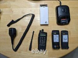 Motorola XPR 6550 Portable Two-Way Radio, With Battery, Charger, and Mic