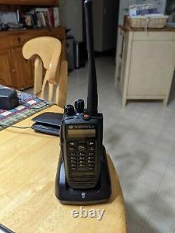 Motorola XPR 6550 Portable Two-Way Radio, With Battery, Charger, and Mic