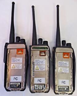 Motorola XPR 6550 Two-Way Radios, Lot of 3, for Parts/Repair