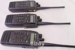 Motorola XPR 6550 Two-Way Radios, Lot of 3, for Parts/Repair