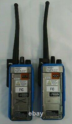 Motorola XPR 6580 IS Digital Blue Two-Way Radios Lot of (2)Two for Parts/ Repair