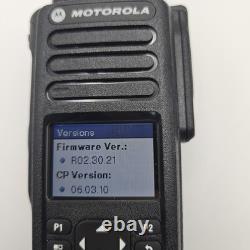 Motorola XPR 7550 UHF Two-Way Radio AAH56RDN9KA1AN Needs Updates & Reprogram