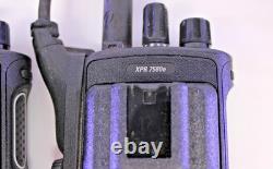 Motorola XPR 7580e Two-Way Radio Walkie Talkie withBattery & Mic, Lot of 2, Parts