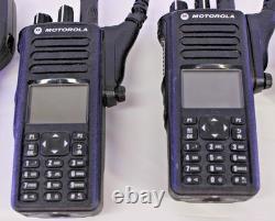 Motorola XPR 7580e Two-Way Radio Walkie Talkie withBattery & Mic, Lot of 2, Parts