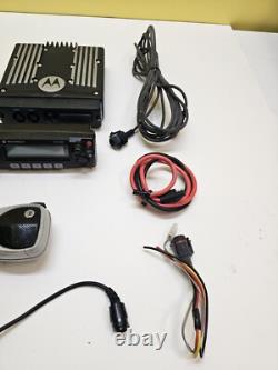 Motorola XTL2500 136-174 VHF 50W Remote Head Two Way Radio w Mic M21KSM9PW1AN