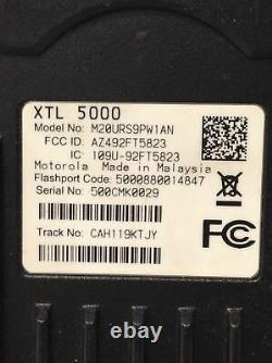 Motorola XTL5000 Two Way Radio M20URS9PW1AN withAZ492FT5823 Radio Control Unit