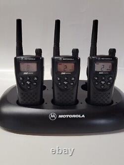 Motorola XTN Series two-way radios lot of 3 (Docking Station & 2 belt clips)