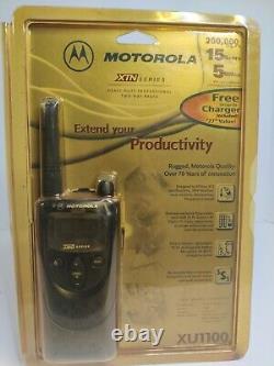 Motorola XTN XU1100 Two Way Radio Radios 200,000 sq. Ft. 15 floors 5miles