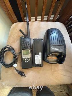 Motorola XTS 5000R VHF 136-174 Portable Two-Way Radio, Black, LCD Display