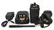 Motorola Xpr 3300e Mobile Two-way Radio With Battery, Charger, Microphone Speaker