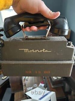 Motorola handie talkie- vintage miltary item