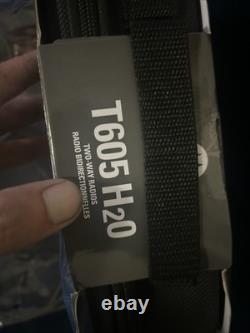 NEW IP67 Motorola T605 H2O Two-Way Radio 2-Pack Black Orange Up to 35 miles NIB