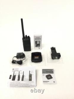 NEW Motorola RMV2080 Two-Way Radio 8-Channel UHF with New Battery Charger Holster