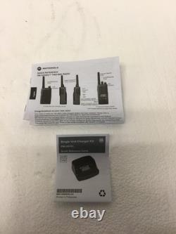 NEW Motorola RMV2080 Two-Way Radio 8-Channel UHF with New Battery Charger Holster
