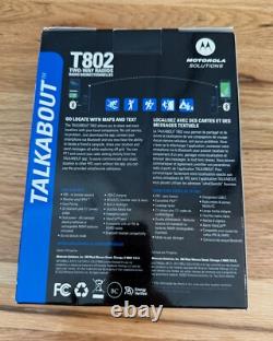 NEW Motorola T802 Talkabout Rechargeable Two-Way Walkie Talkie Radios, 2 Pack