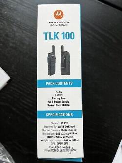 NEW TLK 100 Motorola WAVE OnCloud Two-Way Radio with 4G LTE WiFi HK2112A