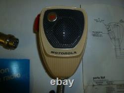 NEW Vintage Motorola TMN6013A Red Button Two Way Radio Hand Microphone ga307