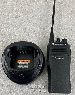 Never Used- Motorola Radius CP200 UHF Radio with NEW Accessories AAH50RDC9AA1AN