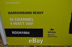 New 2018 Motorola RDU4160D 16 Channel 4 Watt UHF On-Site Two-Way Business Radio