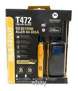 New Motorola Solutions Talkabout T472 Two-Way Radios, 2-pack