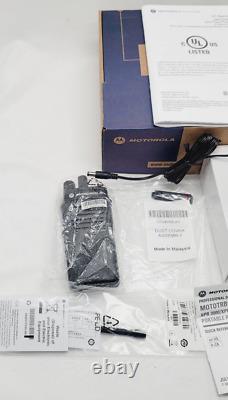 New Motorola XPR 3300e VHF Digital Two Way Radio Black