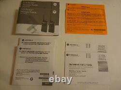 New Open Box Motorola RDX RDV2020 Two Way Radio Lot of Two