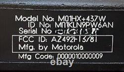 New (open box) Motorola MCS2000 Model III M01KLN9PW6AN 100 Watt Mobile Radio