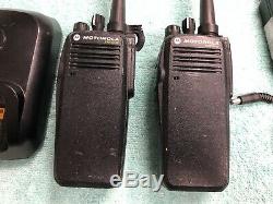 PAIR Motorola MOTOTRBO XPR6100 XPR 6100 UHF Two Way Radios with Charger
