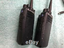 PAIR Motorola MOTOTRBO XPR6100 XPR 6100 UHF Two Way Radios with Charger