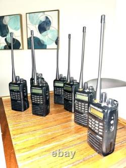 Package of 7 VERTEX Standard EVX-539-G6-5 Two-Way Digital Analog UHF Display