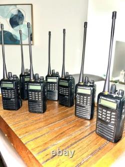 Package of 7 VERTEX Standard EVX-539-G6-5 Two-Way Digital Analog UHF Display