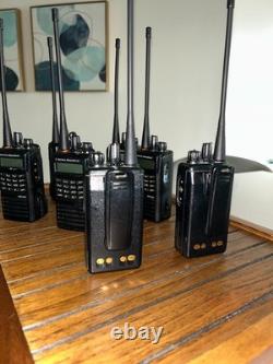 Package of 7 VERTEX Standard EVX-539-G6-5 Two-Way Digital Analog UHF Display