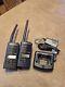 Pair 2 Motorola Rdv2080d Two Way Radios Rv2080bkn8aa With Charger 8 Channel Vhf