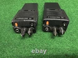 Pair Of Motorola HT1000 16 Channel 4 Watt UHF/GMRS Two Way Radios