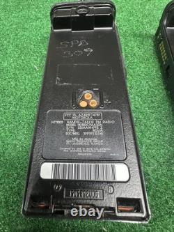 Pair Of Motorola HT1000 16 Channel 4 Watt UHF/GMRS Two Way Radios