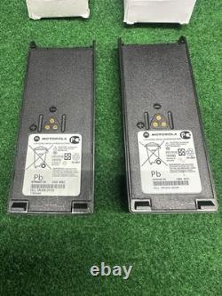 Pair Of Motorola HT1000 16 Channel 4 Watt UHF/GMRS Two Way Radios