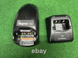 Pair Of Motorola HT1000 16 Channel 4 Watt UHF/GMRS Two Way Radios