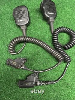Pair Of Motorola HT1000 16 Channel 4 Watt UHF/GMRS Two Way Radios