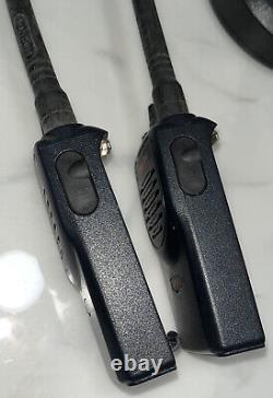 Pair Of Motorola Mag One BPR40 VHF Two Way Radios AAH84KDS8AA1AN READ