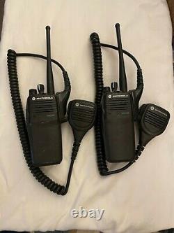 Pair of MOTOROLA XPR 6350 (TWO) 403-470Mhz 4W TWO WAY RADIO WALKIE TALKIE (USED)