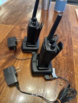 Professional Two Way Radios. Long Range. Two Channel. Motorola RDU2020