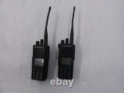 Qty 2 Motorola Solutions Xpr 7550e Portable Two-way Radio Aah56rdn9ra1an
