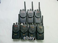 Qty-7 Motorola Bpr40 Two Way Radio Untested T5-a3