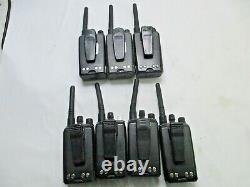 Qty-7 Motorola Bpr40 Two Way Radio Untested T5-a3