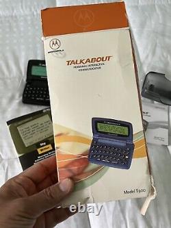 RARE (2) Motorola Talkabout Two Way Pager T900 BLACK Arch Wireless Original box