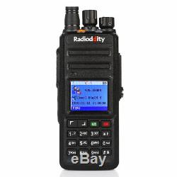 Radioddity GD-55 Plus DMR Tier II 2800mAh battery 10W UHF Ham Two way Radio DHL