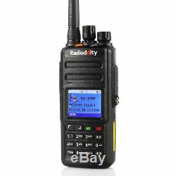 Radioddity GD-55 Plus DMR Tier II 2800mAh battery 10W UHF Ham Two way Radio DHL